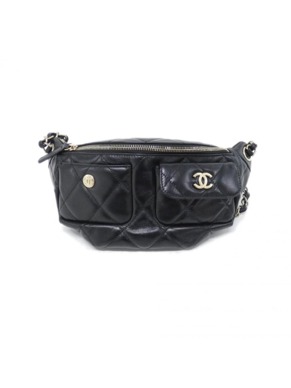 Chanel Waist Bag Belt Bag Black